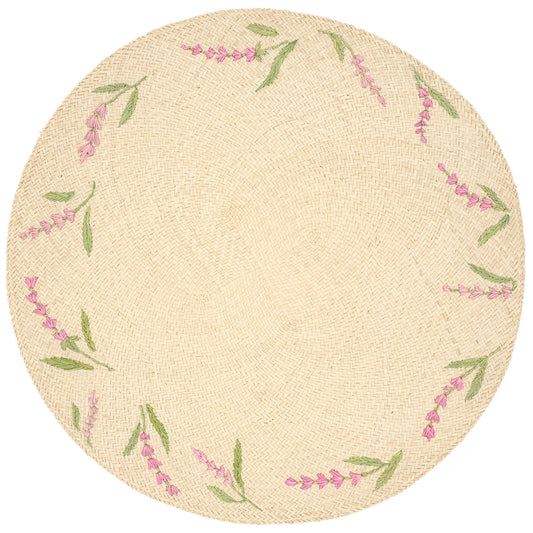 Set de table brodé - LAVANDES (Lot de 2)
