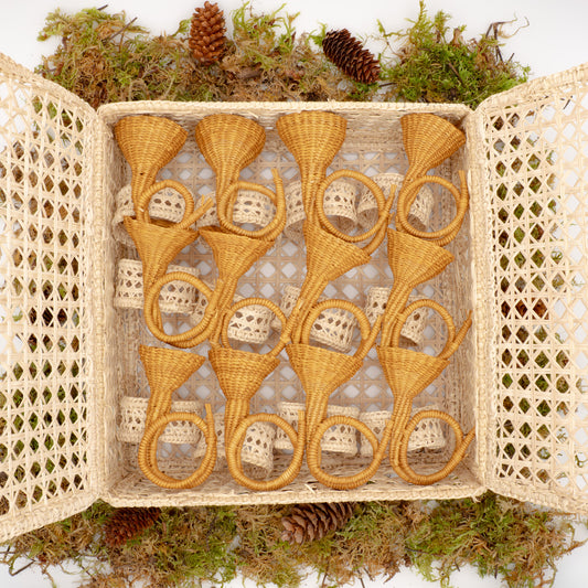 La boite à Cors (Lot de 12 ronds de serviette + 1 boîte offerte)