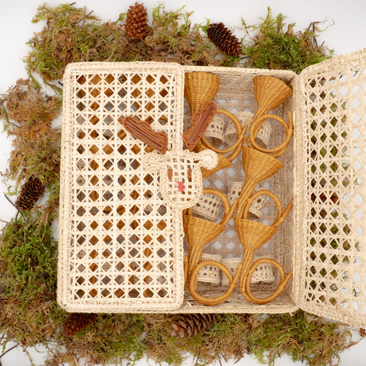 La boite à Cors (Lot de 12 ronds de serviette + 1 boîte offerte)